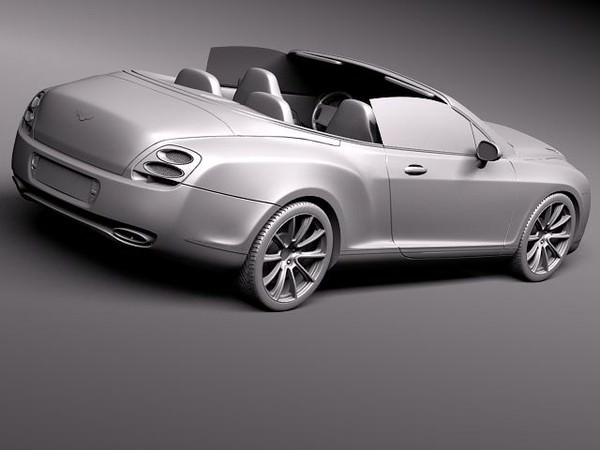 Bentley Continental Supersports Convertible 2011 3D model_10
