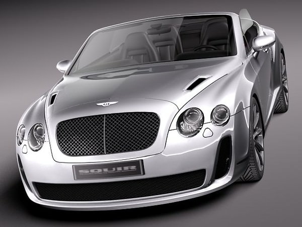 Bentley Continental Supersports Convertible 2011 3D model_1