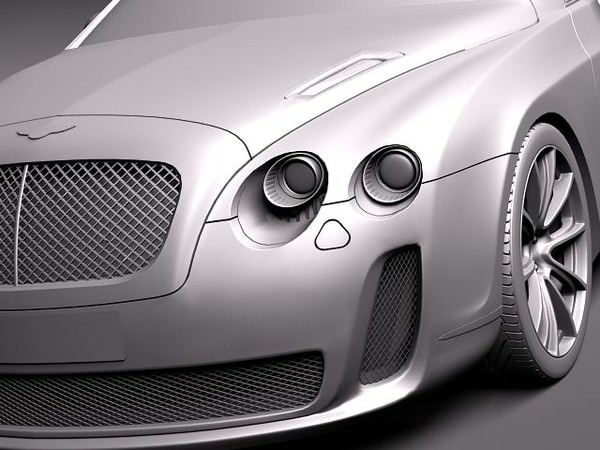 Bentley Continental Supersports Convertible 2011 3D model_9