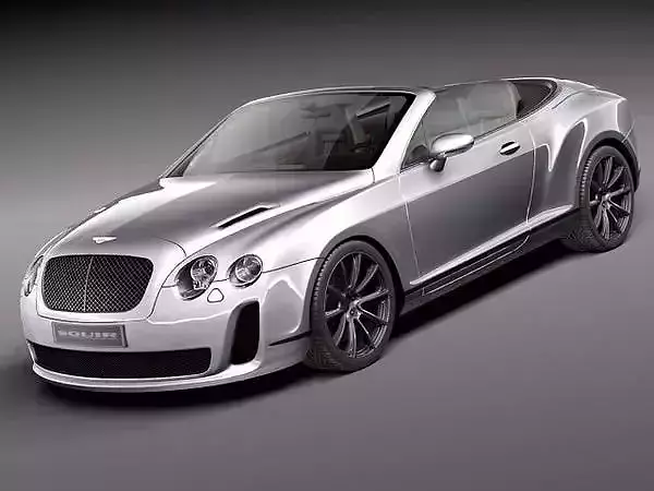 Bentley Continental Supersports Convertible 2011 3D model