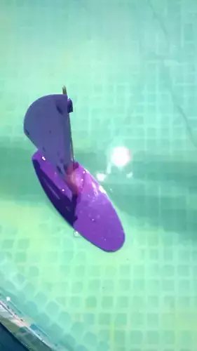 Sailboard toy sailboat in water 3D print model