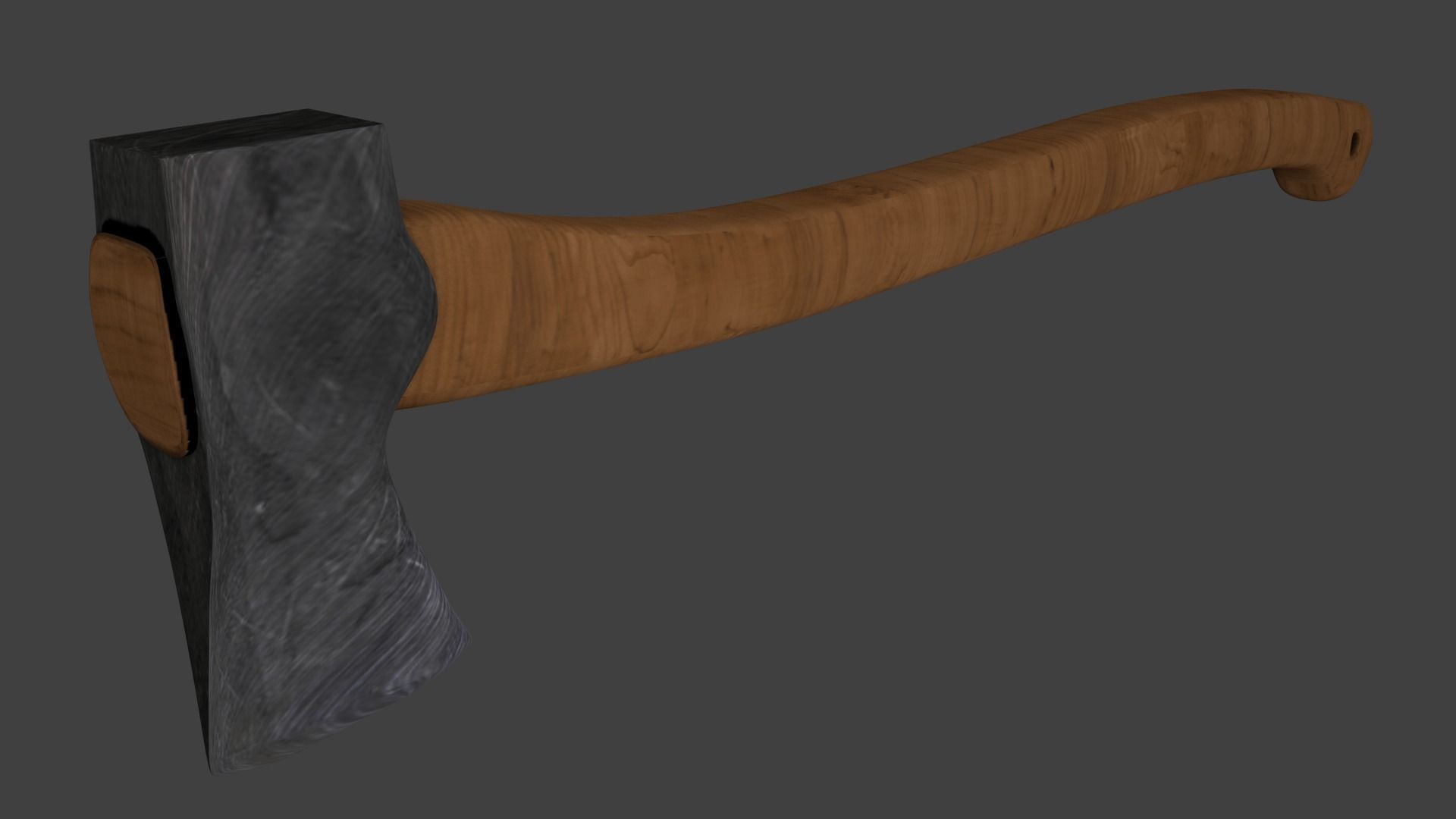 normal axe Free low-poly 3D model_1
