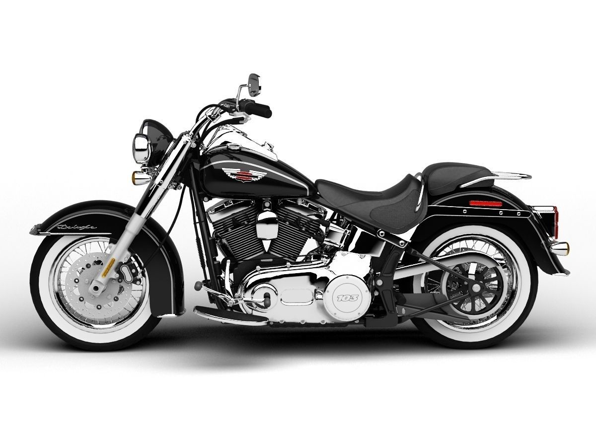 Harley-Davidson FLSTN Softail Deluxe 2015 3D model_17
