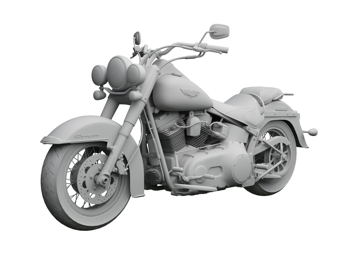 Harley-Davidson FLSTN Softail Deluxe 2015 3D model_11