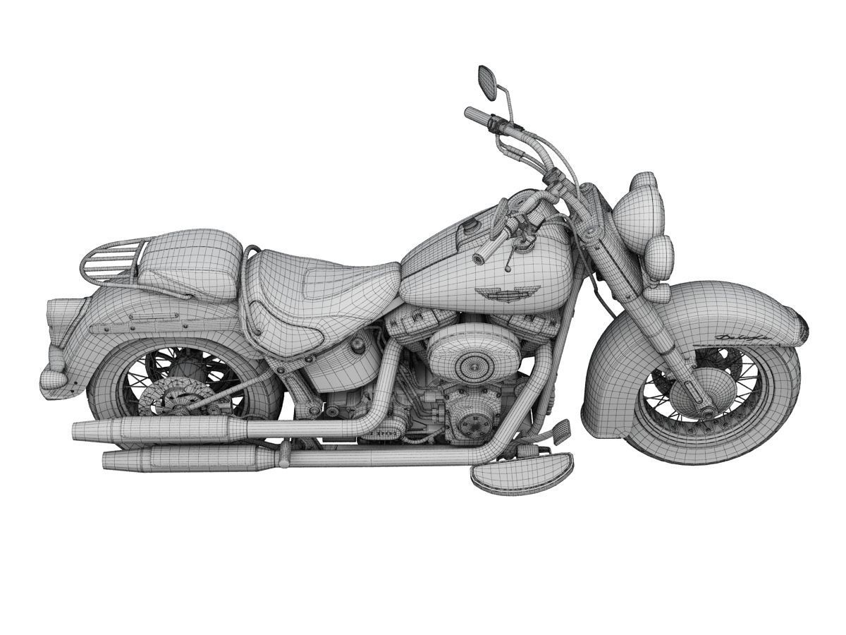 Harley-Davidson FLSTN Softail Deluxe 2015 3D model_14