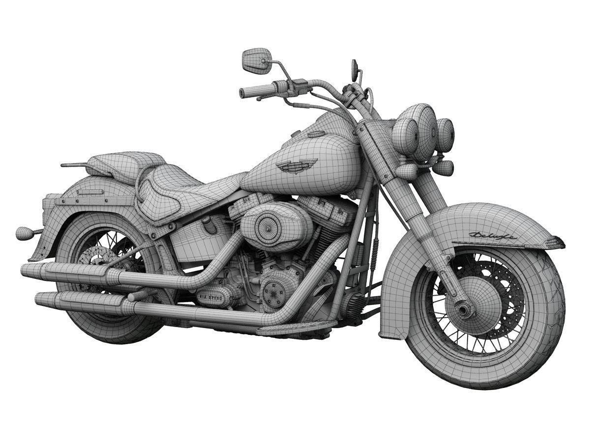 Harley-Davidson FLSTN Softail Deluxe 2015 3D model_8