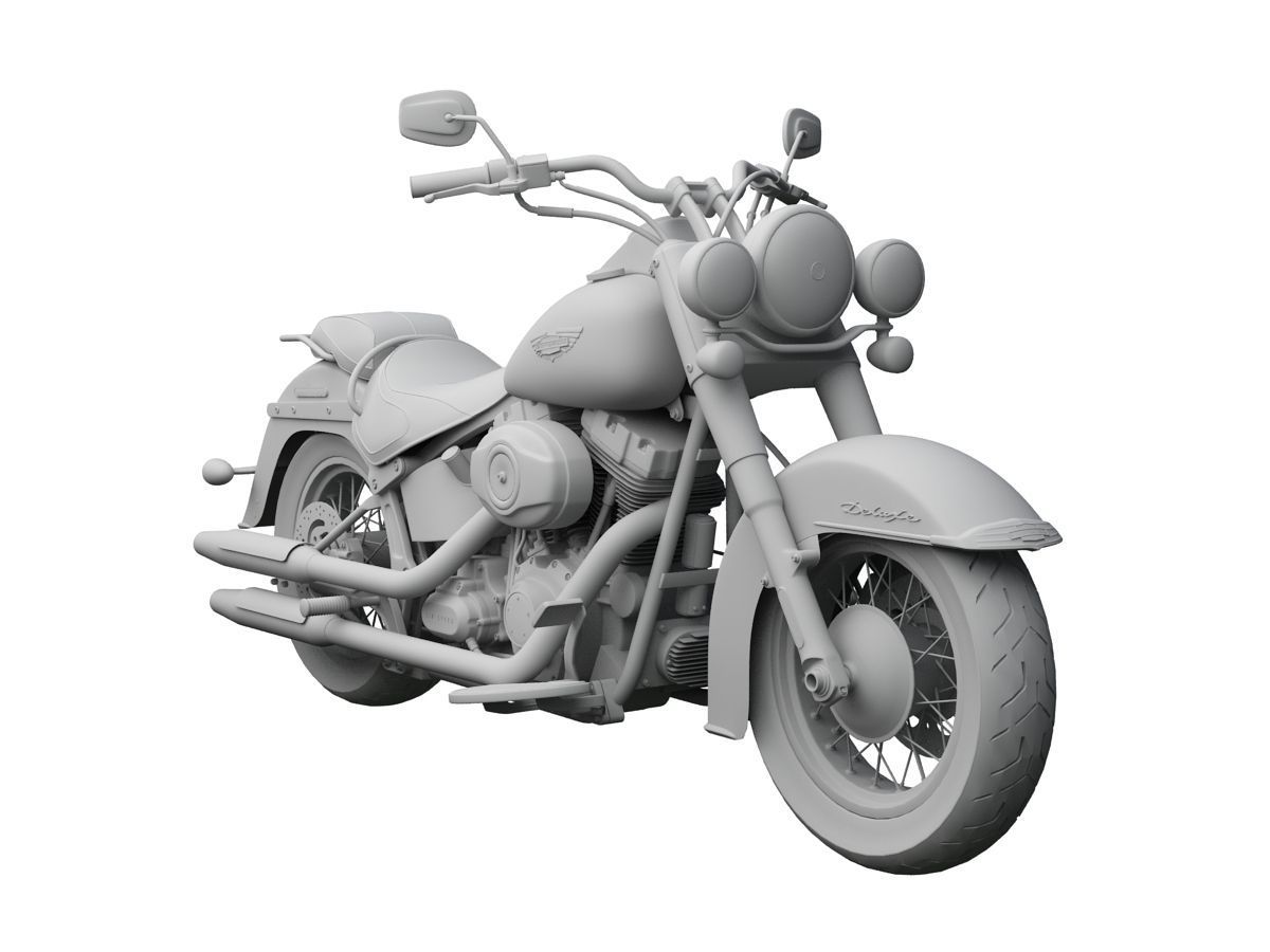 Harley-Davidson FLSTN Softail Deluxe 2015 3D model_13