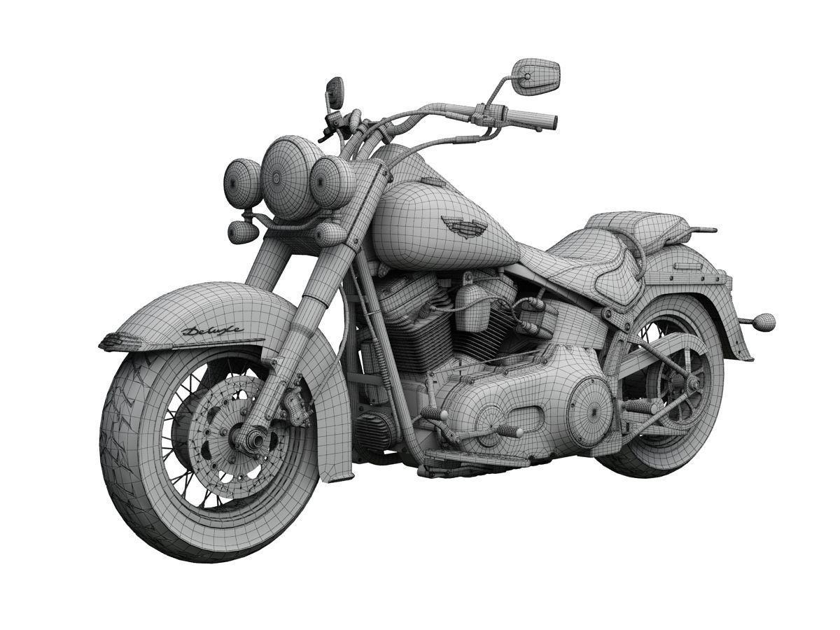 Harley-Davidson FLSTN Softail Deluxe 2015 3D model_6