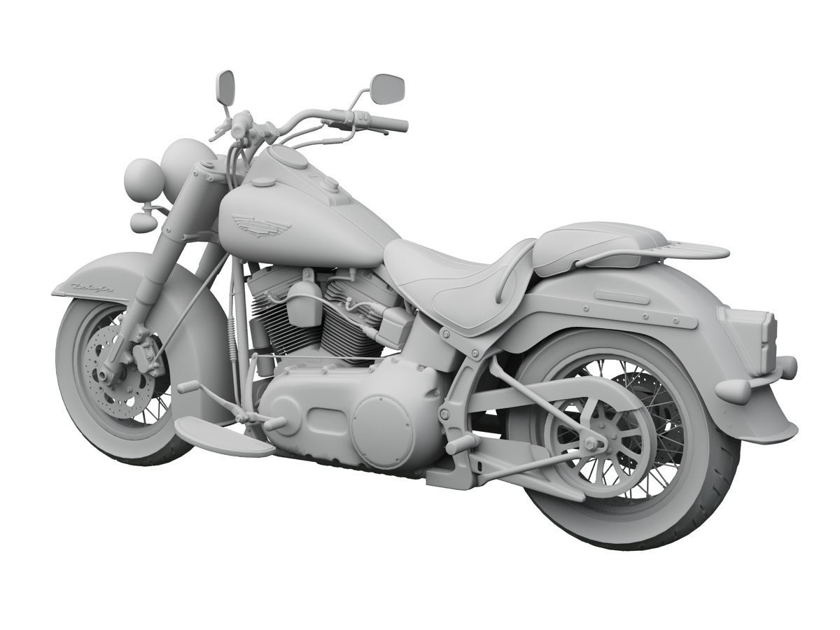 Harley-Davidson FLSTN Softail Deluxe 2015 3D model_18