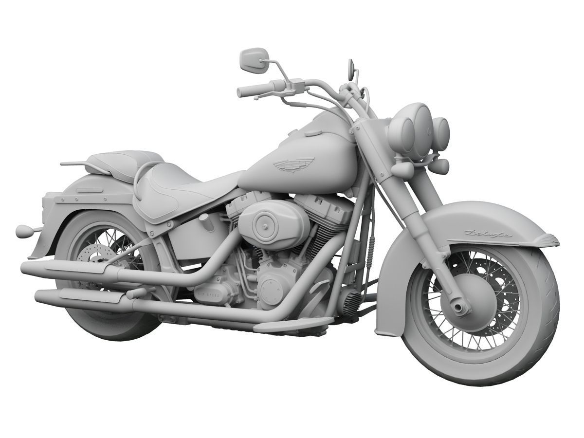 Harley-Davidson FLSTN Softail Deluxe 2015 3D model_9