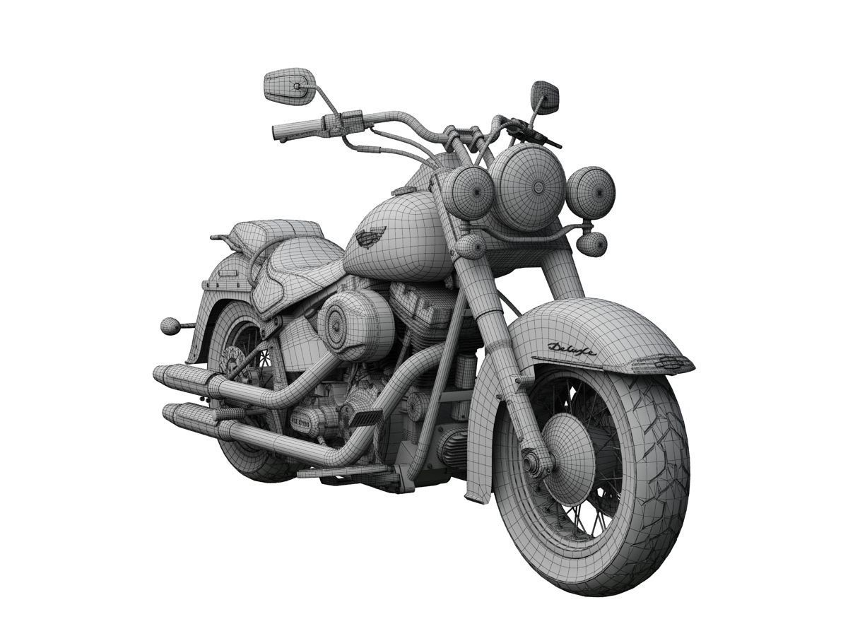 Harley-Davidson FLSTN Softail Deluxe 2015 3D model_12