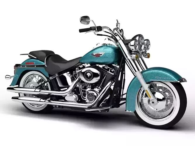Harley-Davidson FLSTN Softail Deluxe 2015 3D model