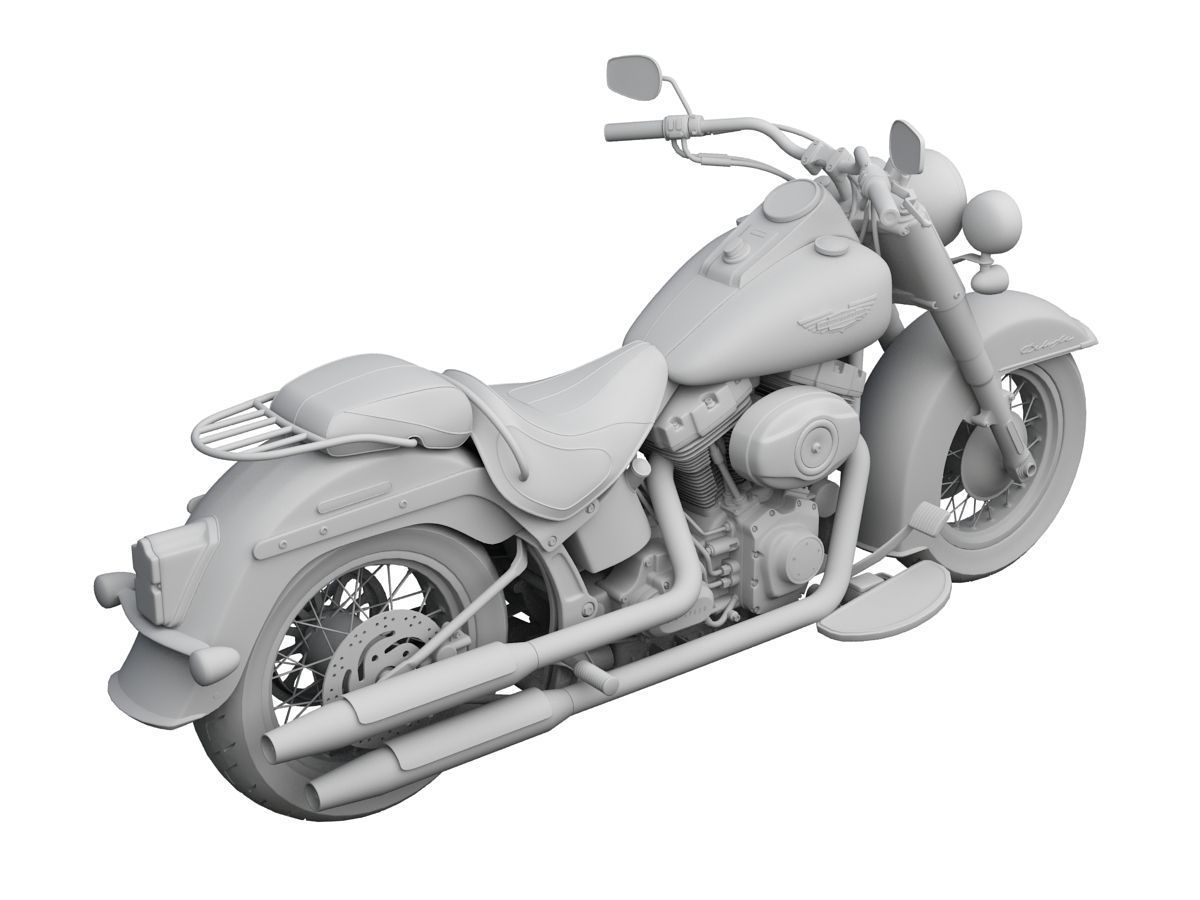 Harley-Davidson FLSTN Softail Deluxe 2015 3D model_7