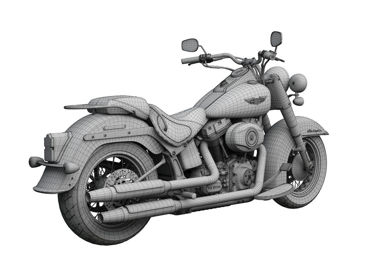 Harley-Davidson FLSTN Softail Deluxe 2015 3D model_15