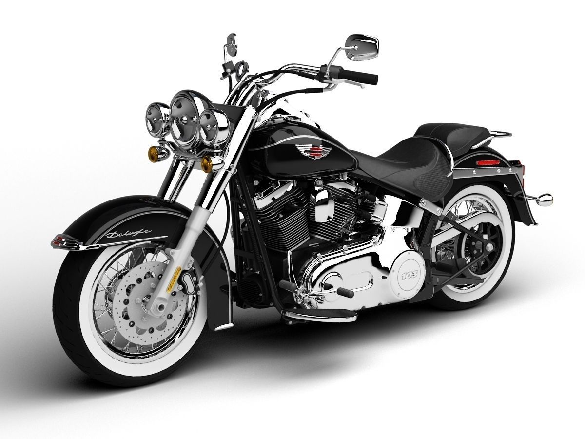 Harley-Davidson FLSTN Softail Deluxe 2015 3D model_16