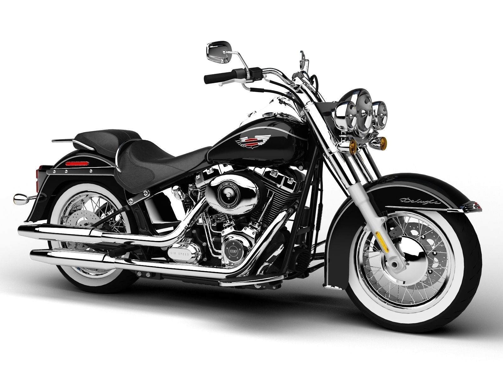 Harley-Davidson FLSTN Softail Deluxe 2015 3D model_5