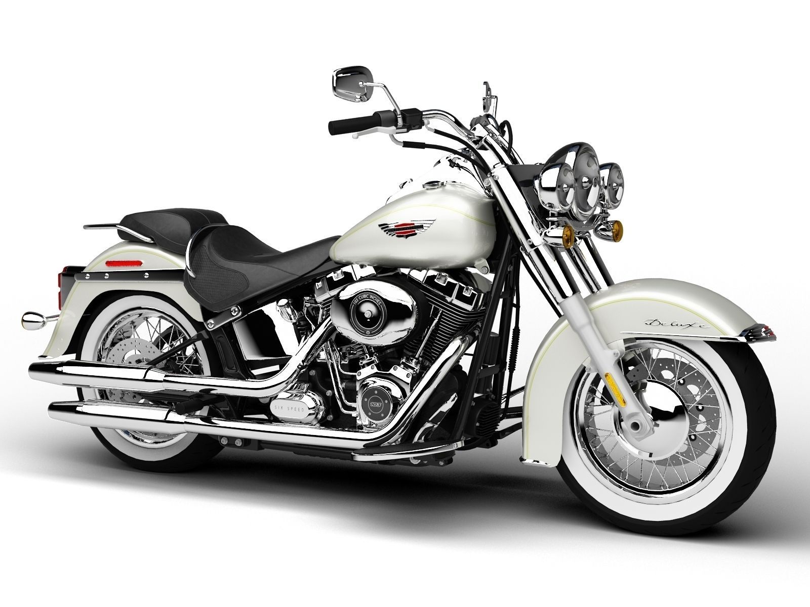 Harley-Davidson FLSTN Softail Deluxe 2015 3D model_1