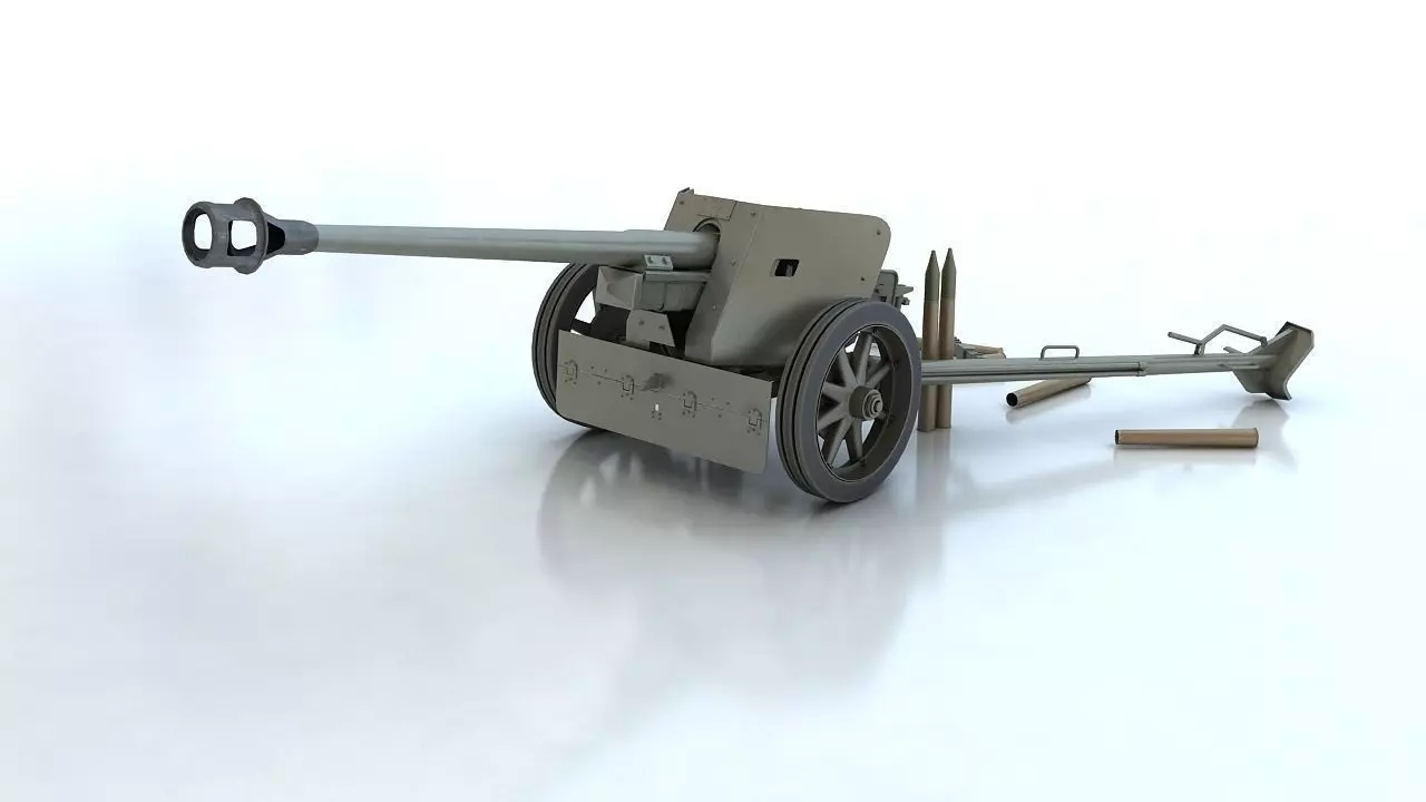 Pak 40 3D model_0