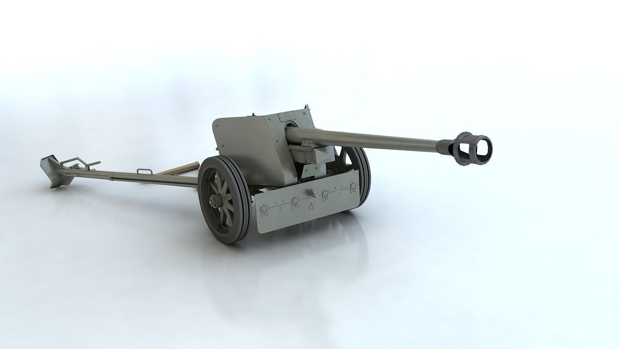 Pak 40 3D model_5