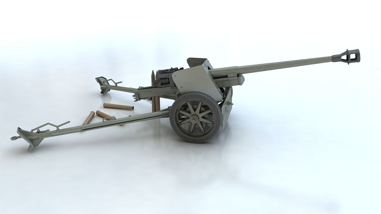 Pak 40 3D model_4