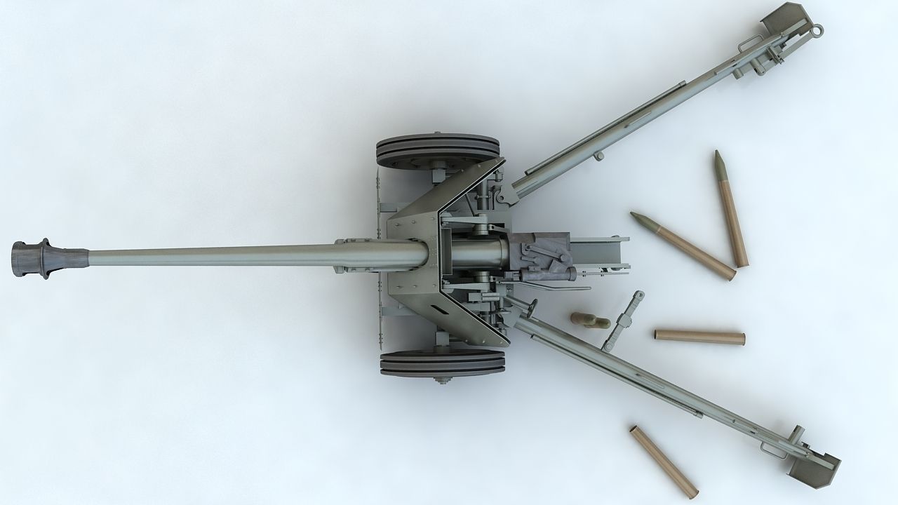 Pak 40 3D model_9
