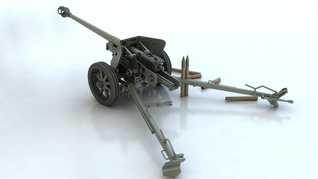 Pak 40 3D model_2