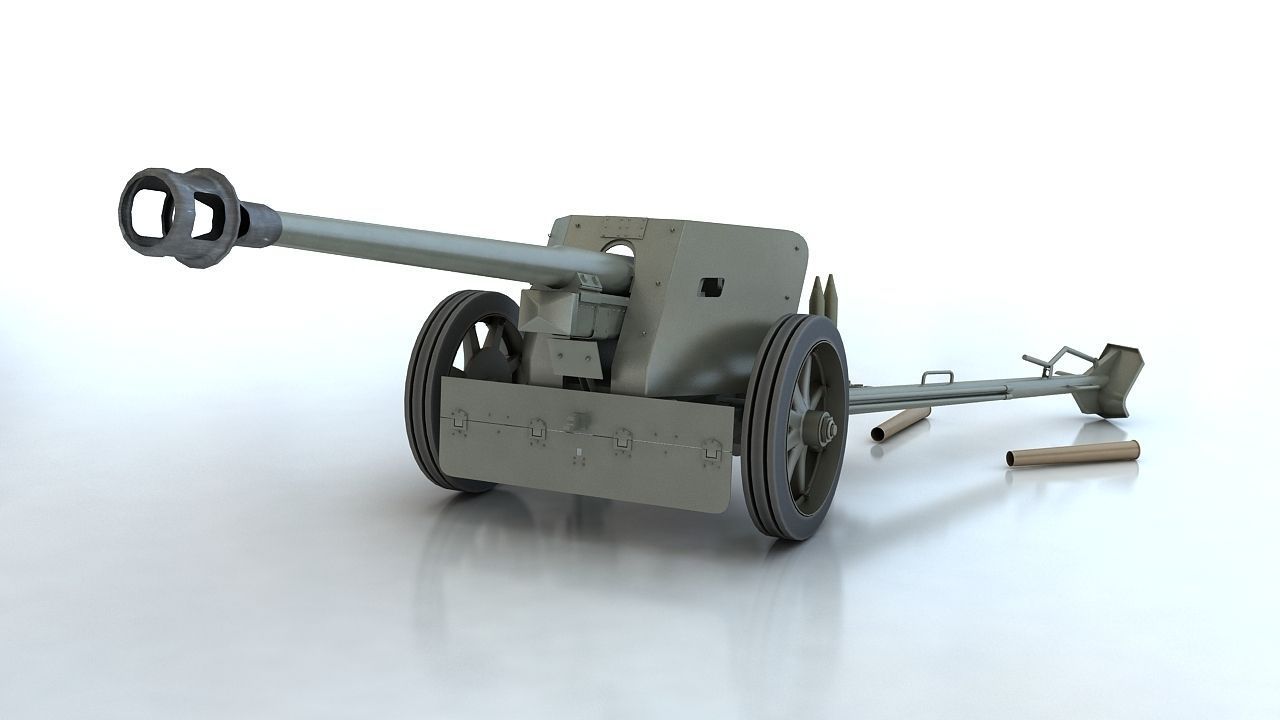 Pak 40 3D model_6