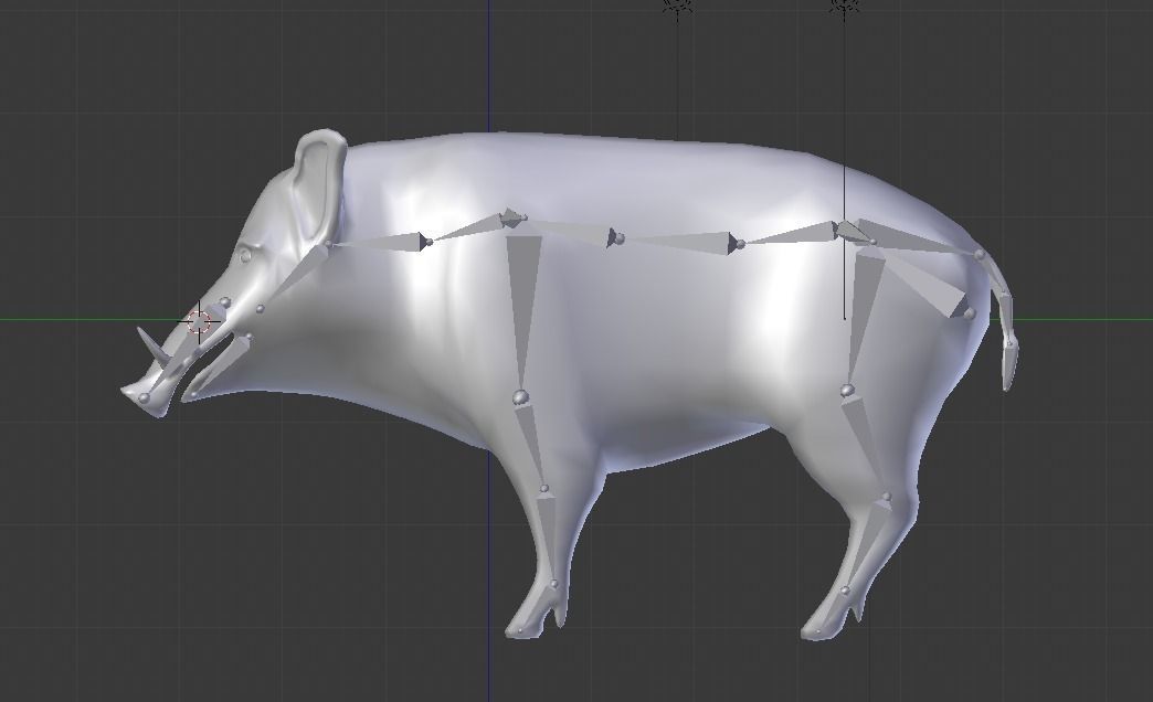Wild Boar - Low Poly Game Ready Low-poly 3D model_3