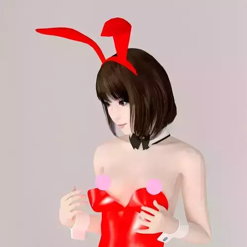 Mariko bunny pose 03