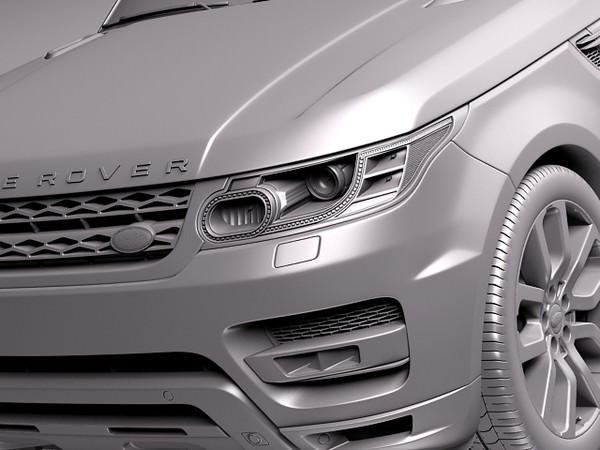 Range Rover Sport 2014 3D model_9