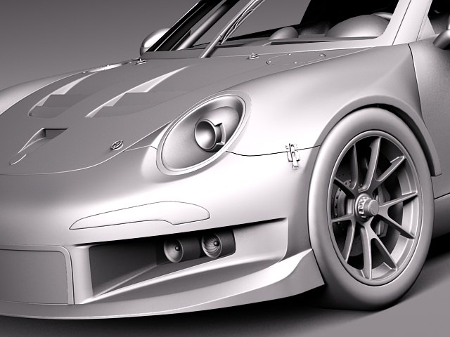 Porsche 911 RSR 2014 3D model_8