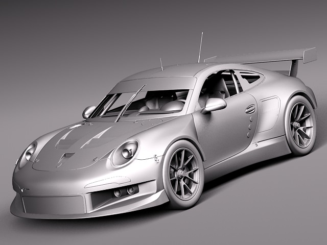 Porsche 911 RSR 2014 3D model_9