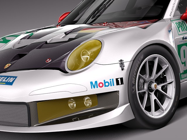 Porsche 911 RSR 2014 3D model_2