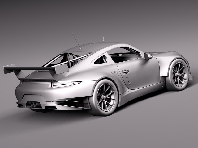 Porsche 911 RSR 2014 3D model_11