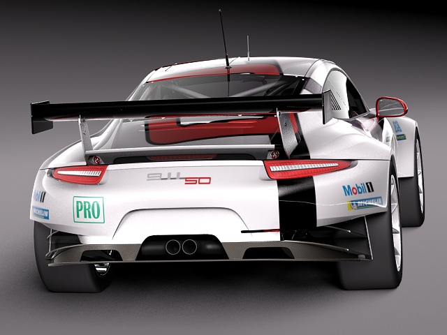 Porsche 911 RSR 2014 3D model_4