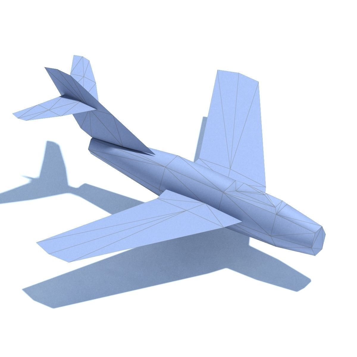 Air Plane Pack 9 Models With LODs Low-poly 3D model_24