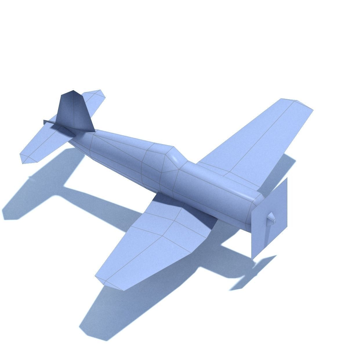 Air Plane Pack 9 Models With LODs Low-poly 3D model_17