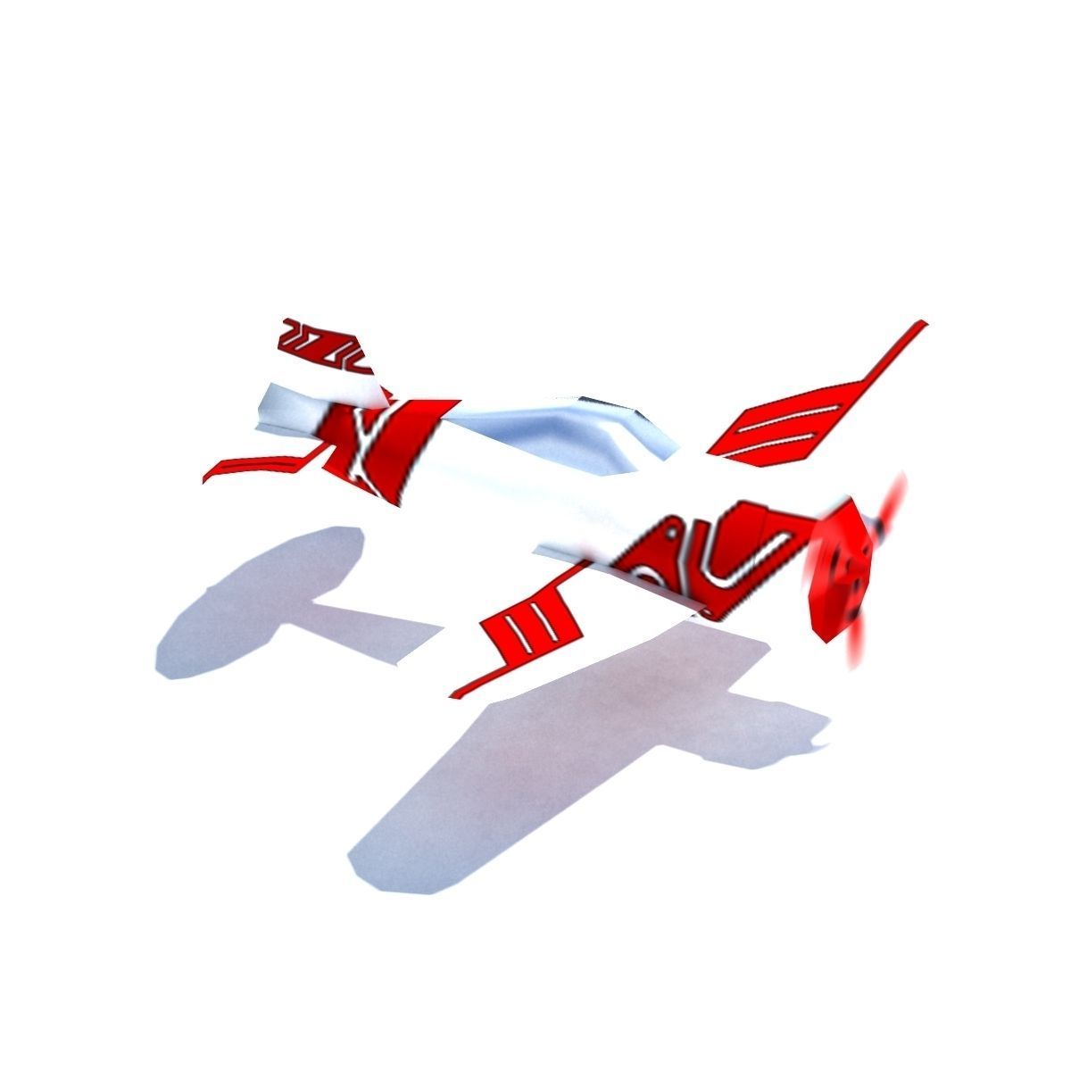 Air Plane Pack 9 Models With LODs Low-poly 3D model_19