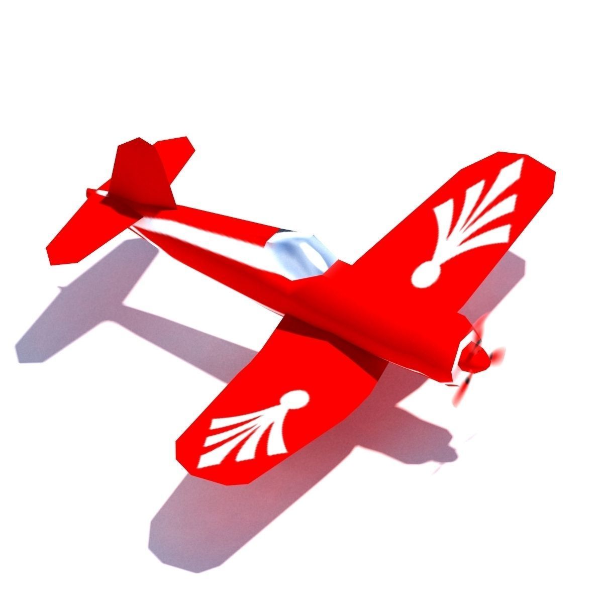 Air Plane Pack 9 Models With LODs Low-poly 3D model_16