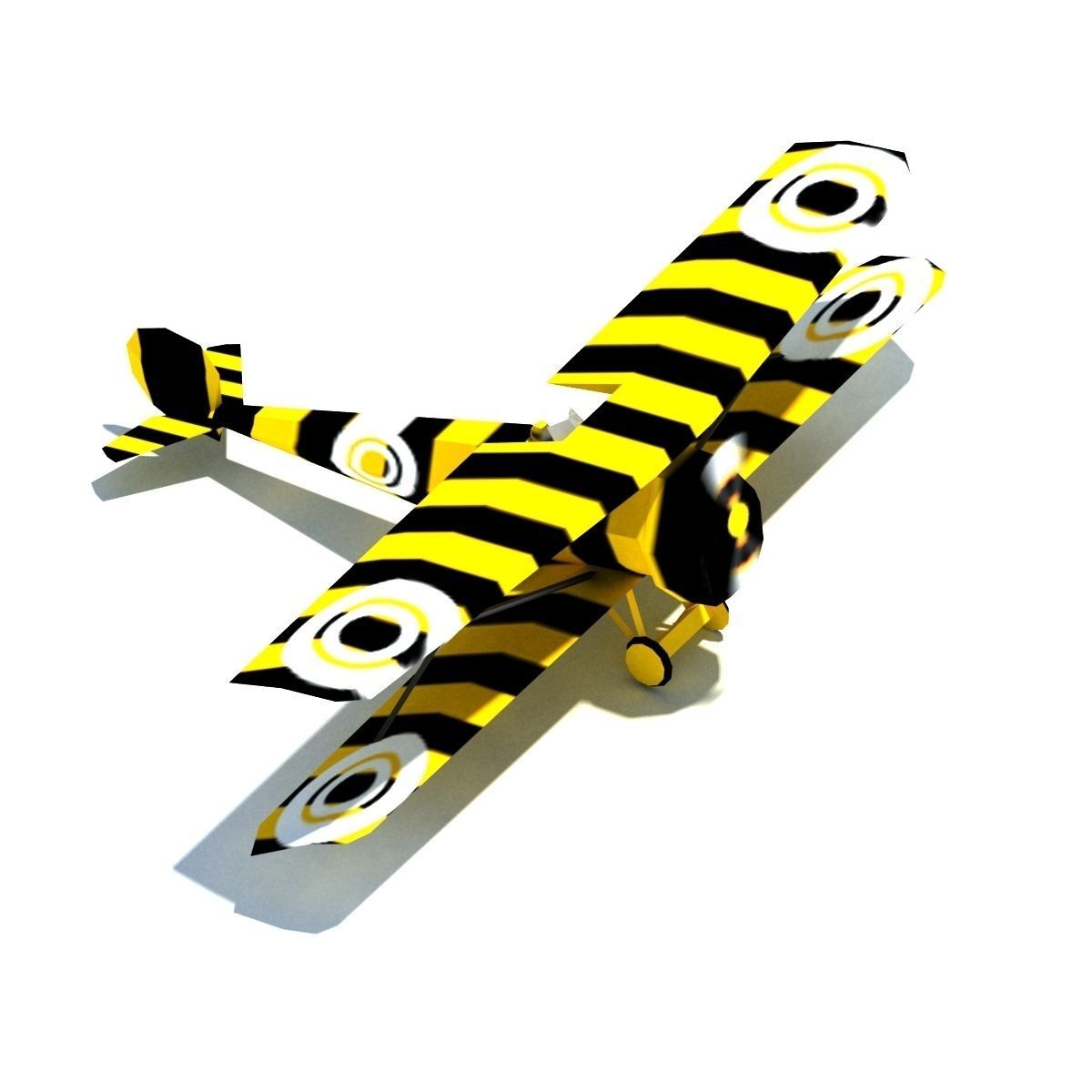 Air Plane Pack 9 Models With LODs Low-poly 3D model_10