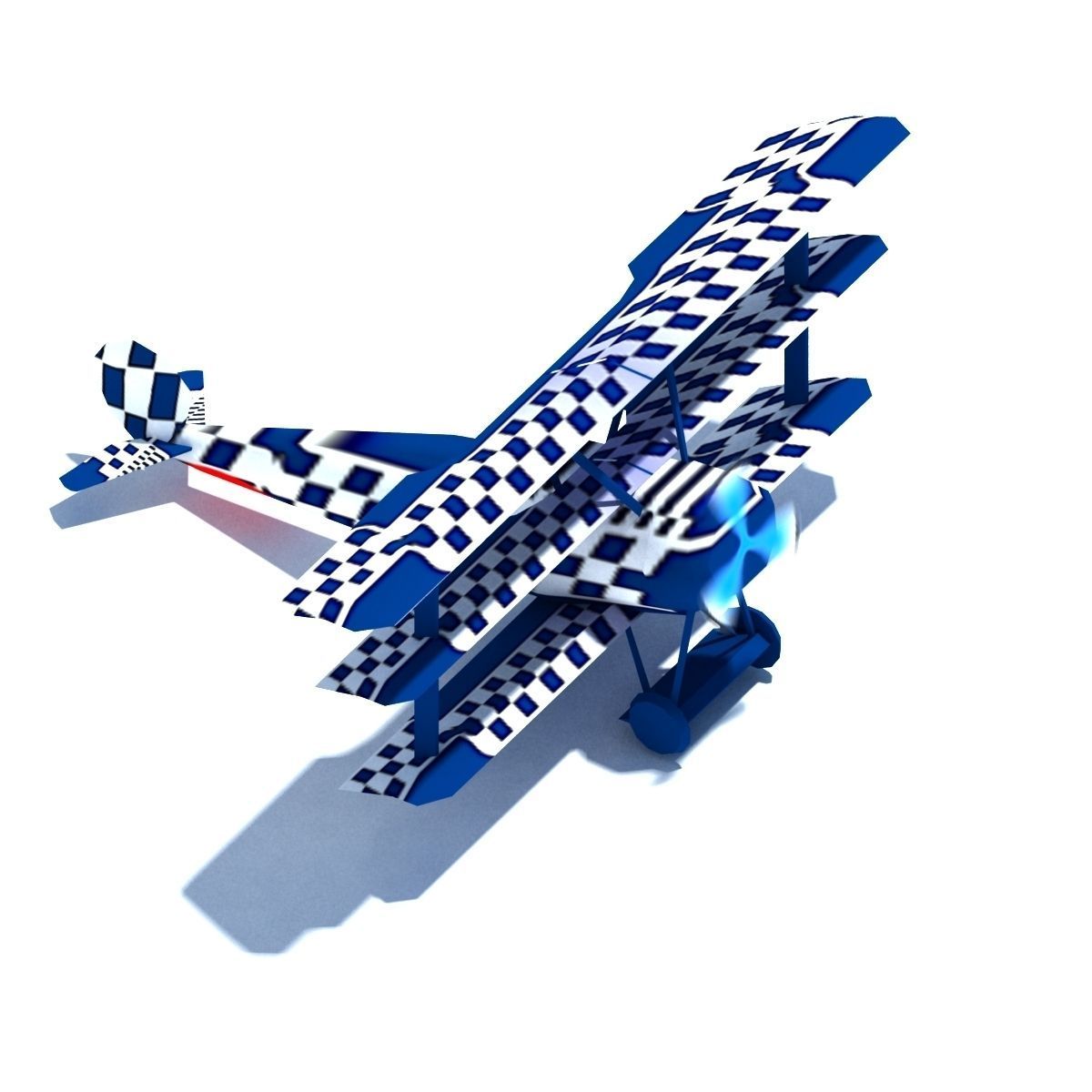 Air Plane Pack 9 Models With LODs Low-poly 3D model_9