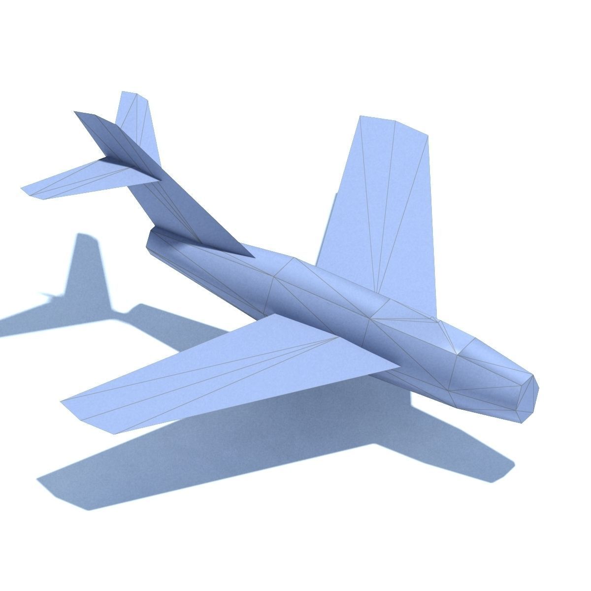 Air Plane Pack 9 Models With LODs Low-poly 3D model_23