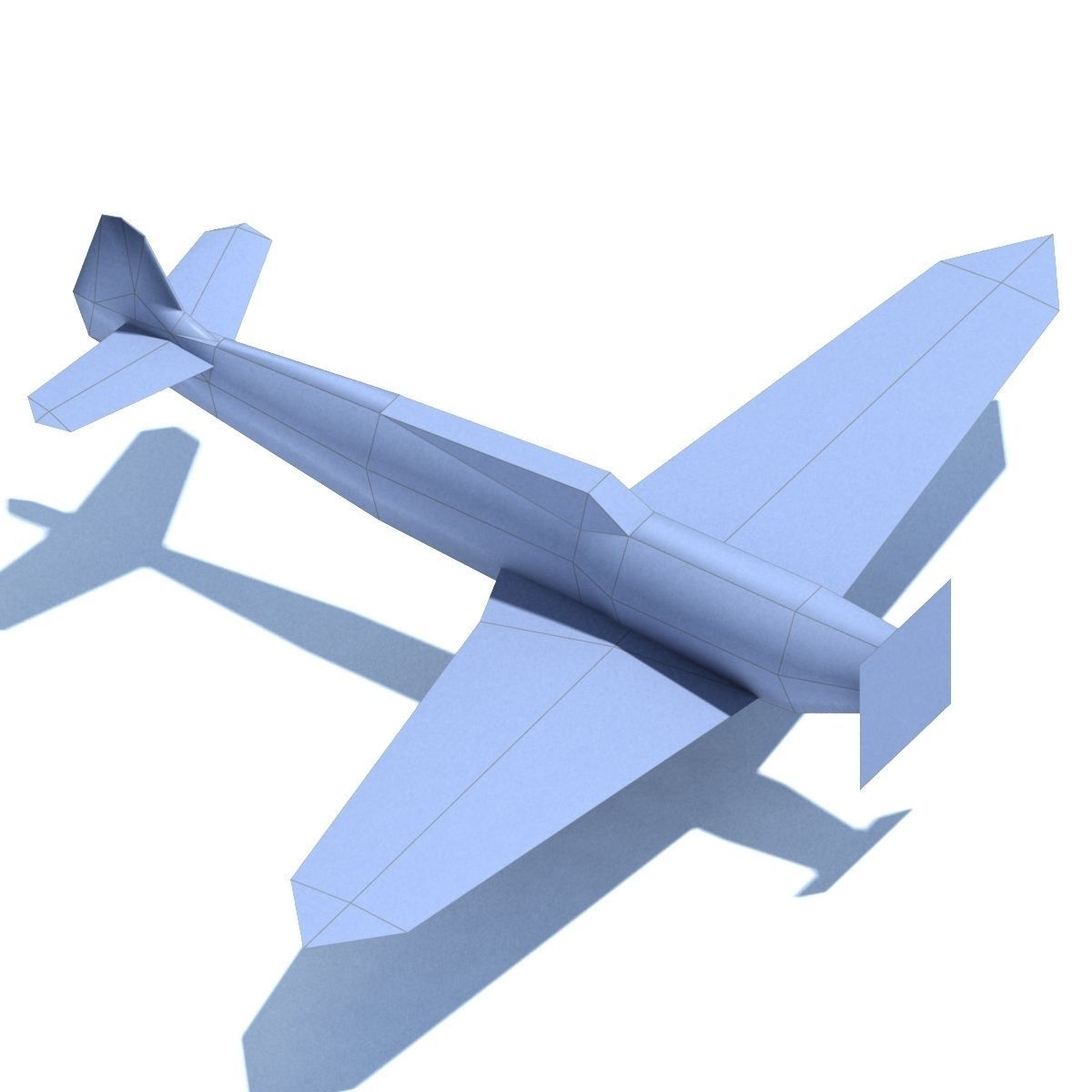 Air Plane Pack 9 Models With LODs Low-poly 3D model_14