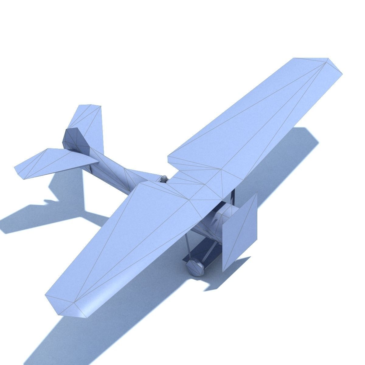 Air Plane Pack 9 Models With LODs Low-poly 3D model_6