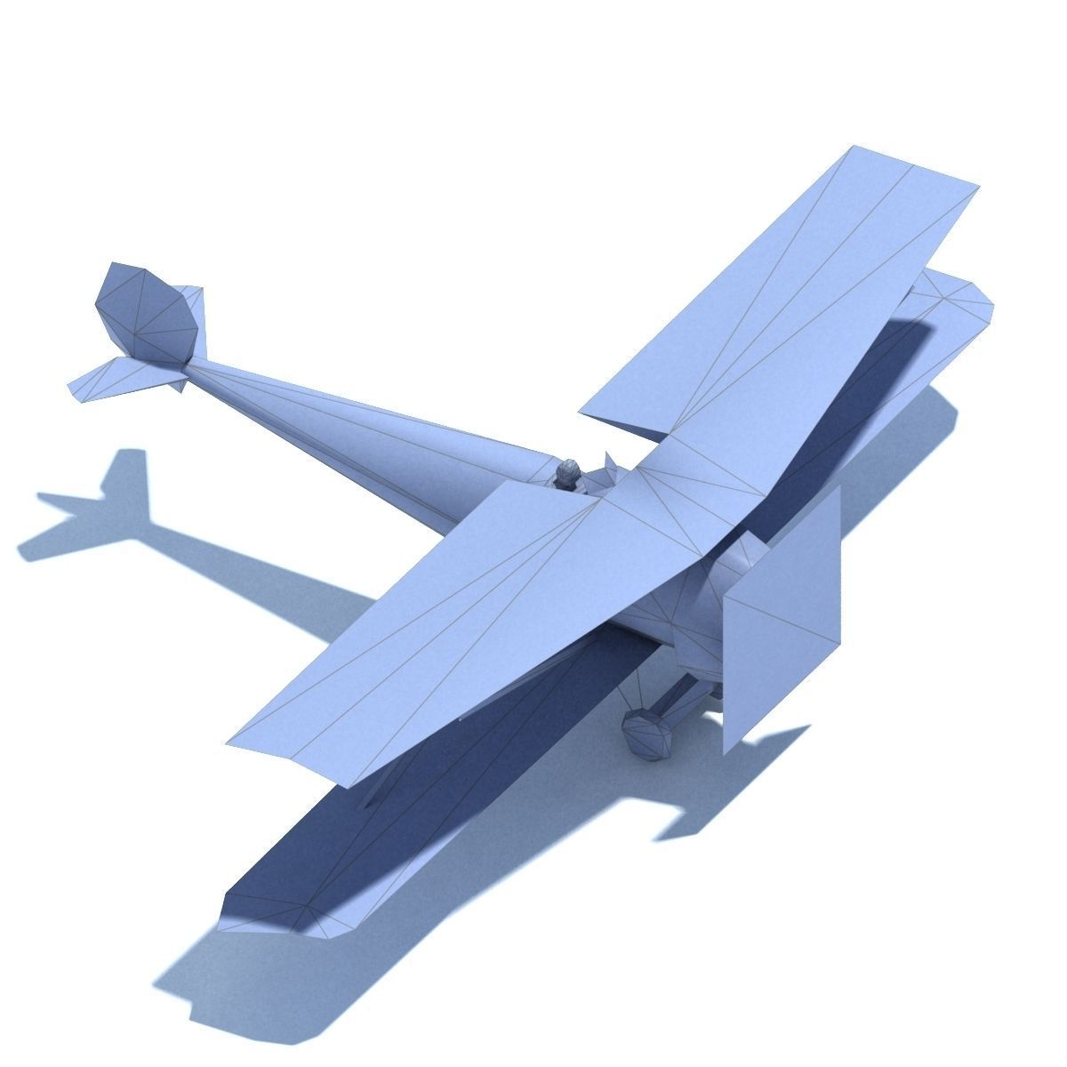 Air Plane Pack 9 Models With LODs Low-poly 3D model_11