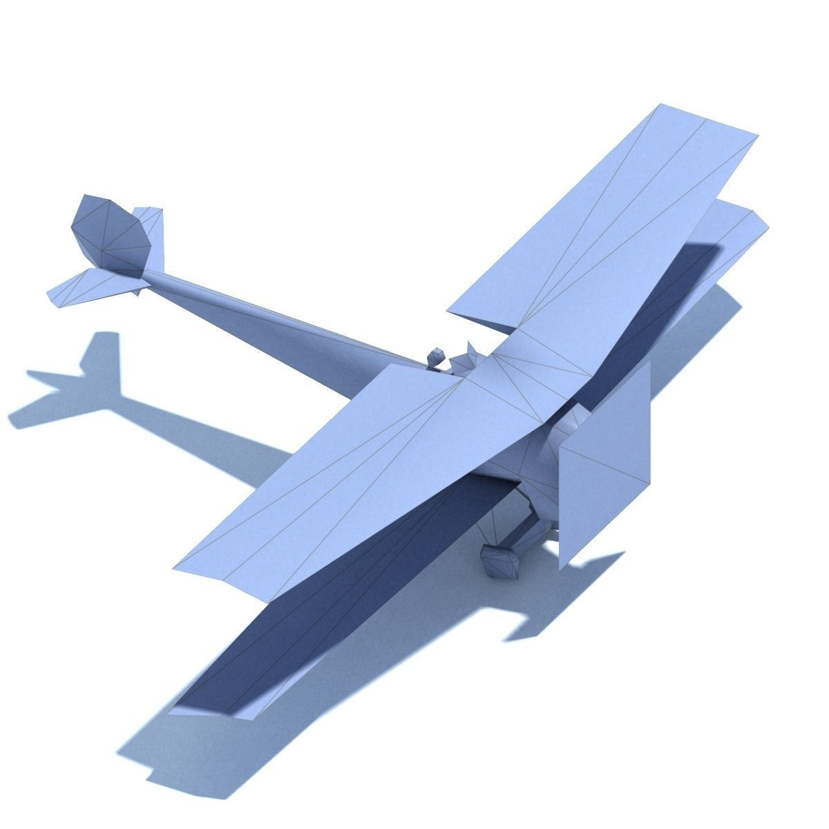Air Plane Pack 9 Models With LODs Low-poly 3D model_12