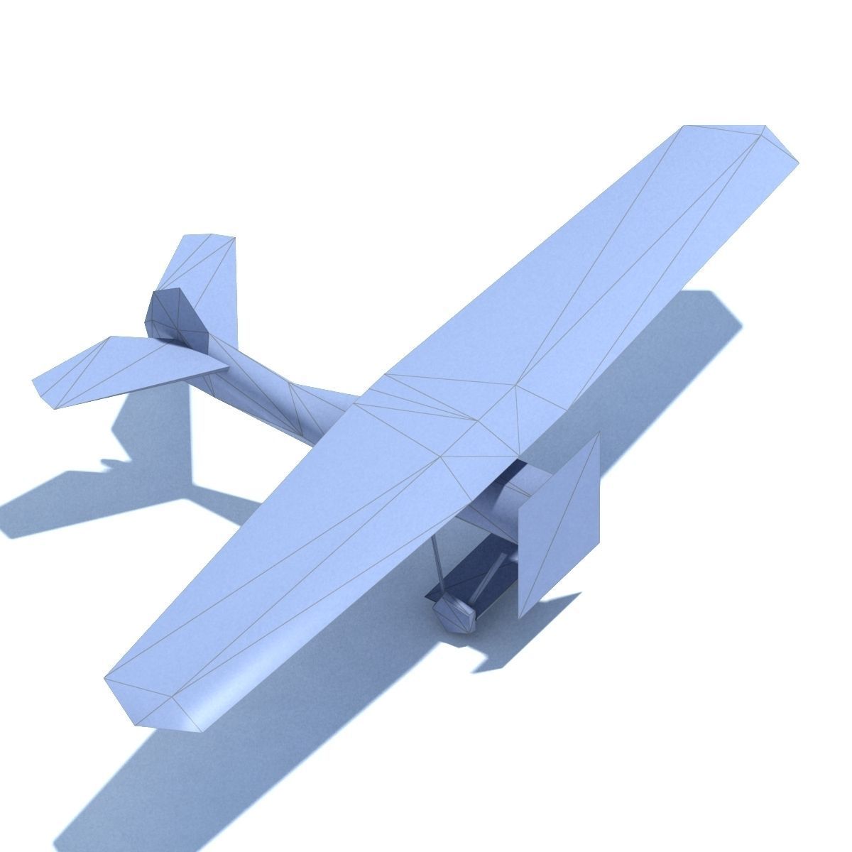 Air Plane Pack 9 Models With LODs Low-poly 3D model_7