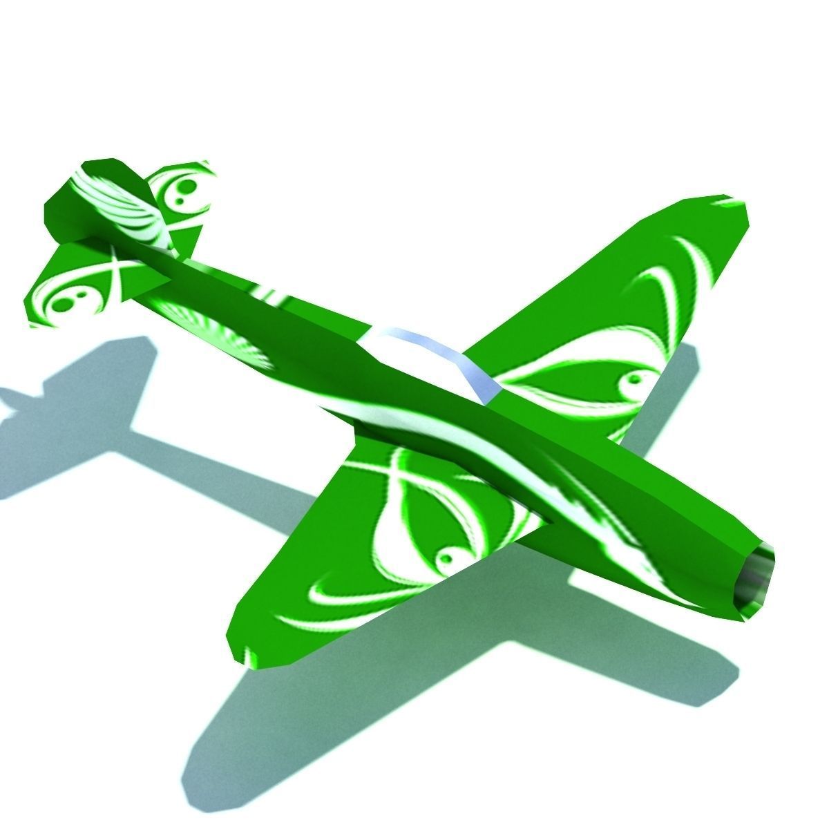 Air Plane Pack 9 Models With LODs Low-poly 3D model_28