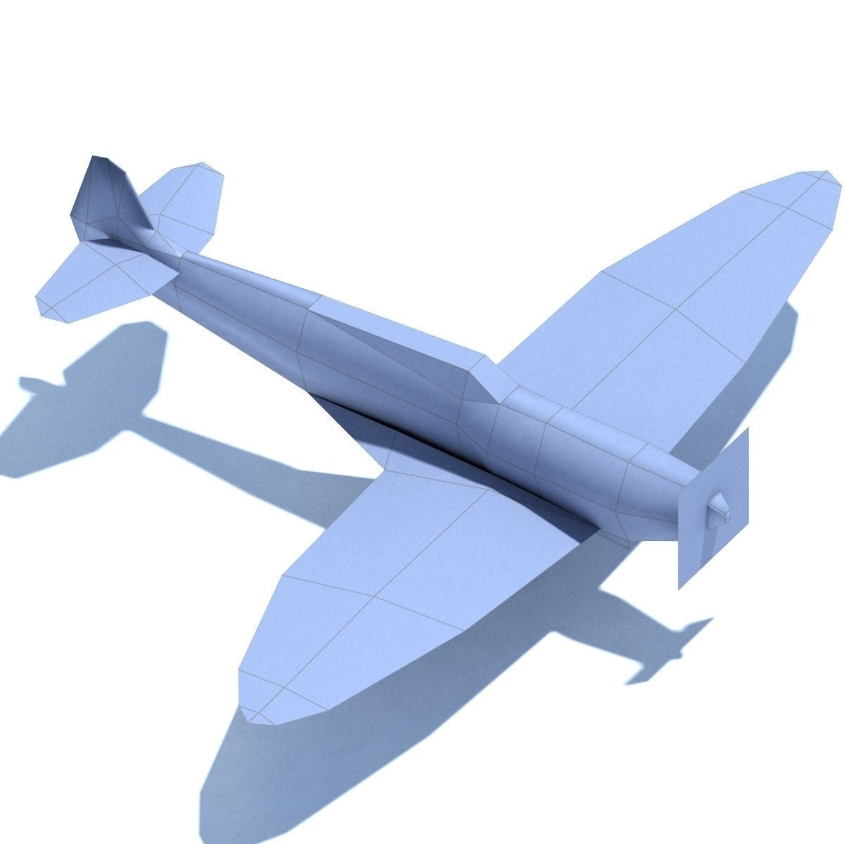 Air Plane Pack 9 Models With LODs Low-poly 3D model_15