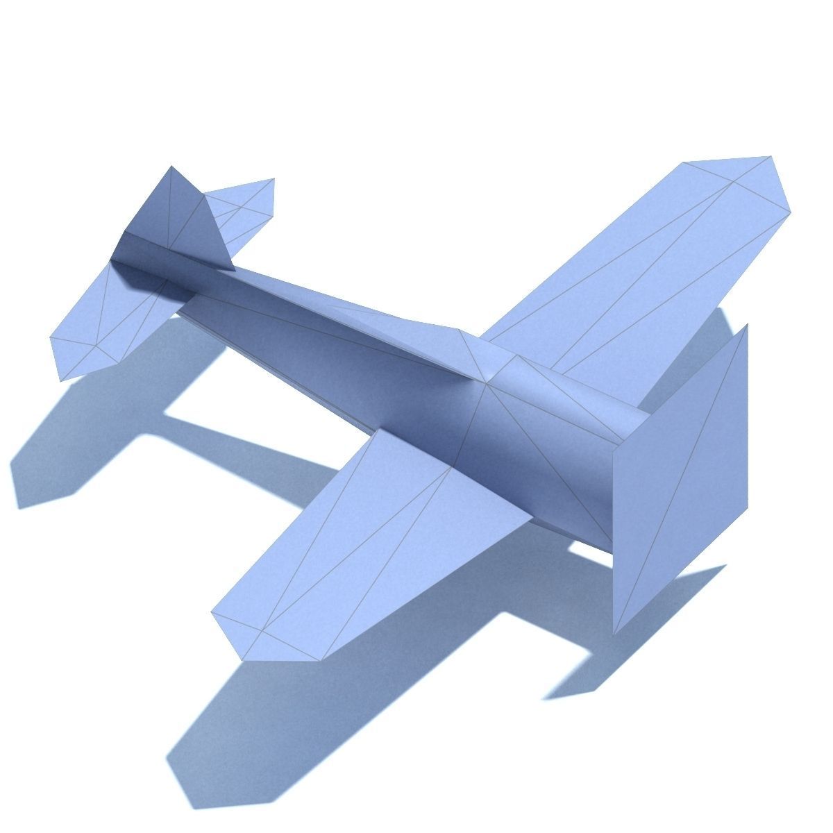 Air Plane Pack 9 Models With LODs Low-poly 3D model_21